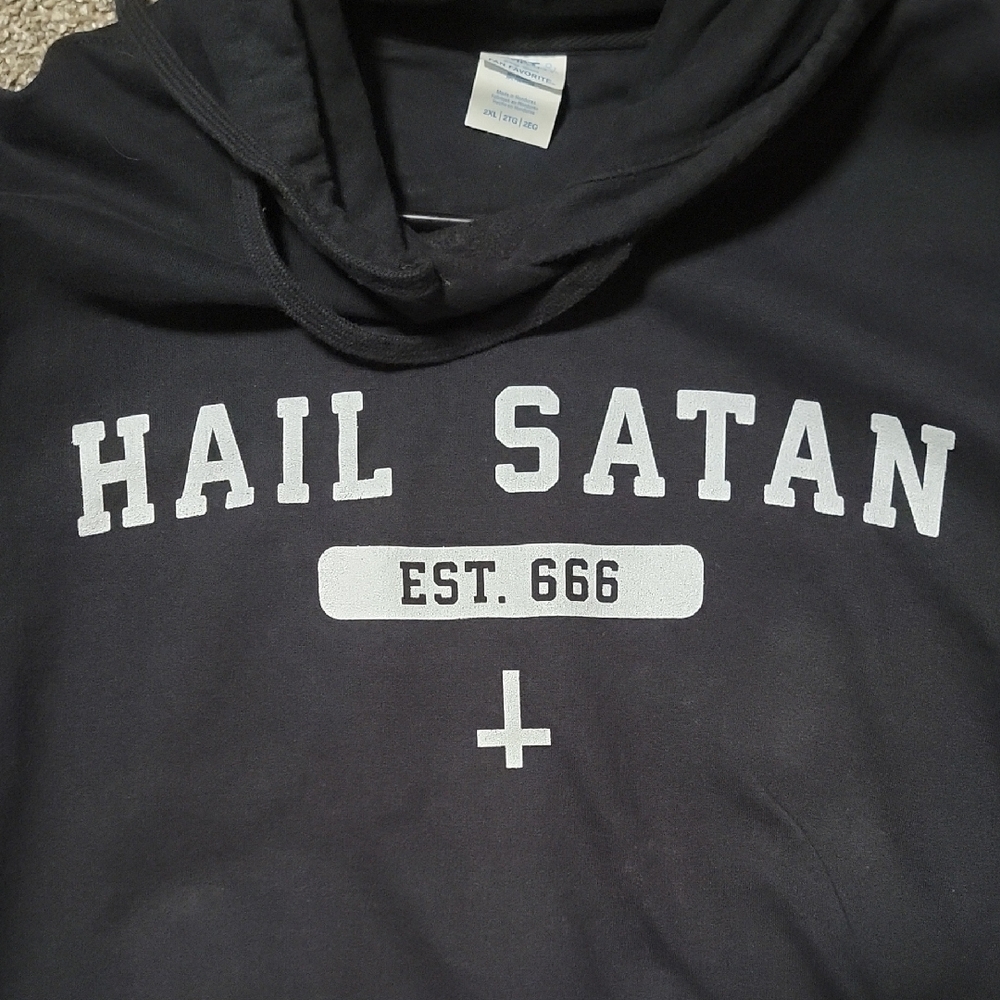 Port and Company Black Graphic Hoodie - Picture 3 of 4